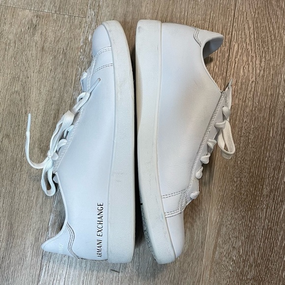 Armani Exchange Men's Sneakers White Size 7 US Lace-Up Low-Top - Picture 4 of 13